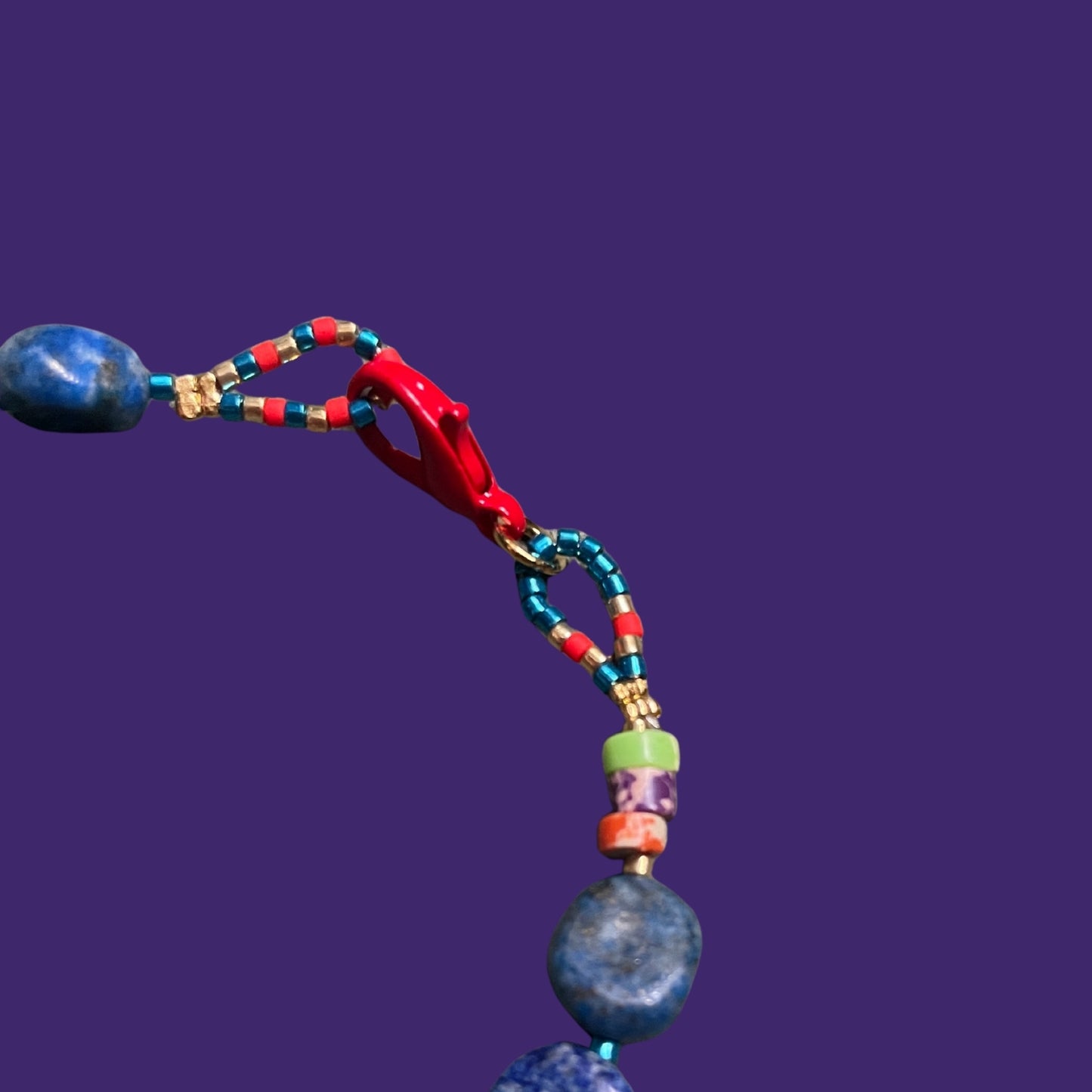 Horsey | Denizatı Figürlü Lapis Lazuli Bileklik