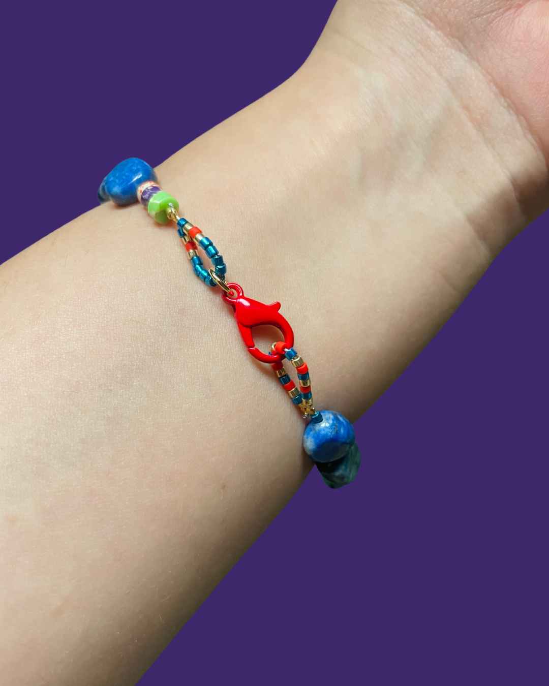 Horsey – Beaded Bracelet with Murano Glass Seahorse
